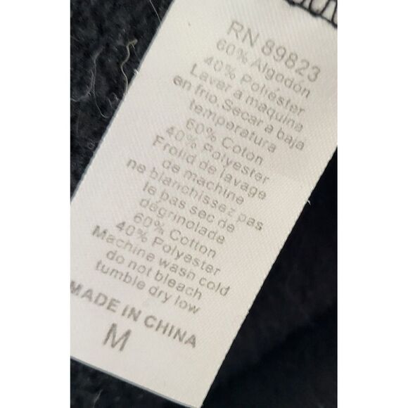 Harley Davidson Motorcycles Sweatshirt Hoodie Wm Med Black Angel Wings Milwaukee - Picture 6 of 6